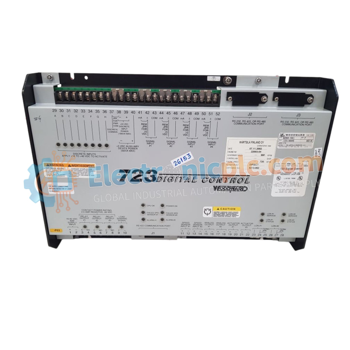 وحدة التحكم بالمولد Woodward 8280-501