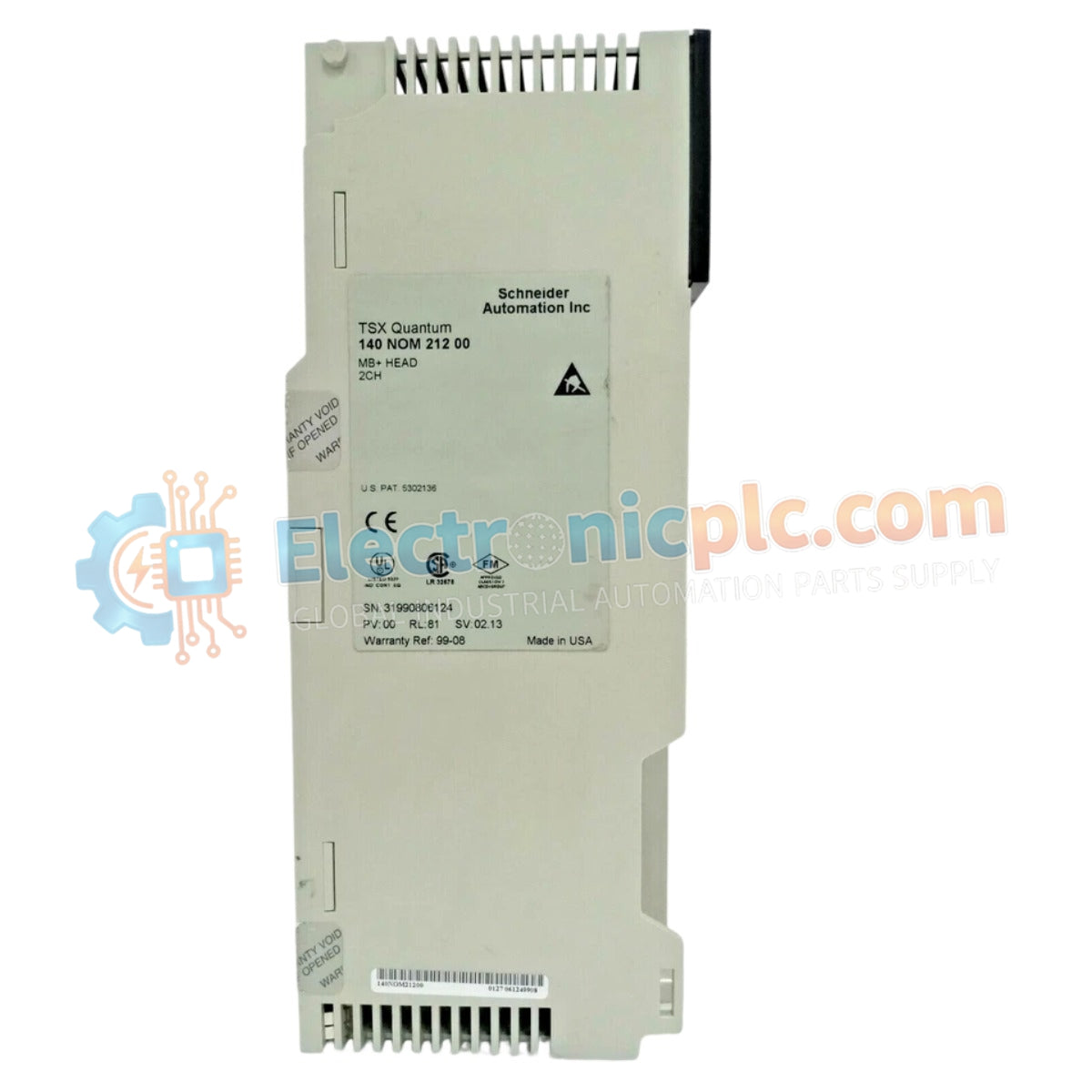 140NOM21200 بطاقة موائم Modbus Plus من شنايدر إلكتريك موديكون كوانتوم