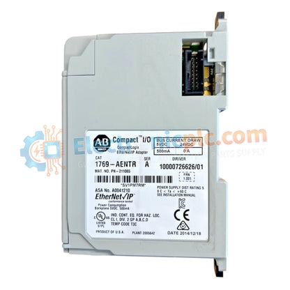 1769-AENTR Allen Bradley CompactLogix Dual-Port EtherNet/IP Adapter