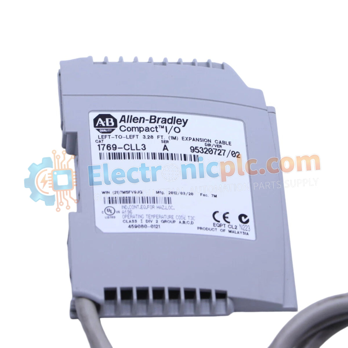Cable de expansión de izquierda a izquierda Allen Bradley 1769-CLL3 CompactLogix