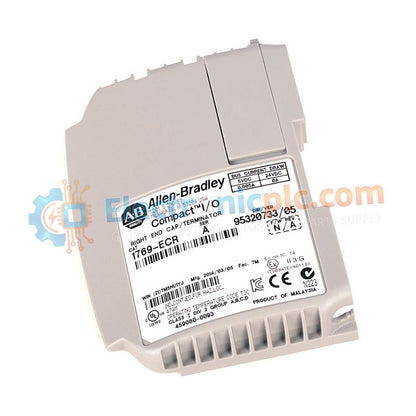 Terminador de bus con tapa de extremo derecho CompactLogix de Allen-Bradley 1769-ECR