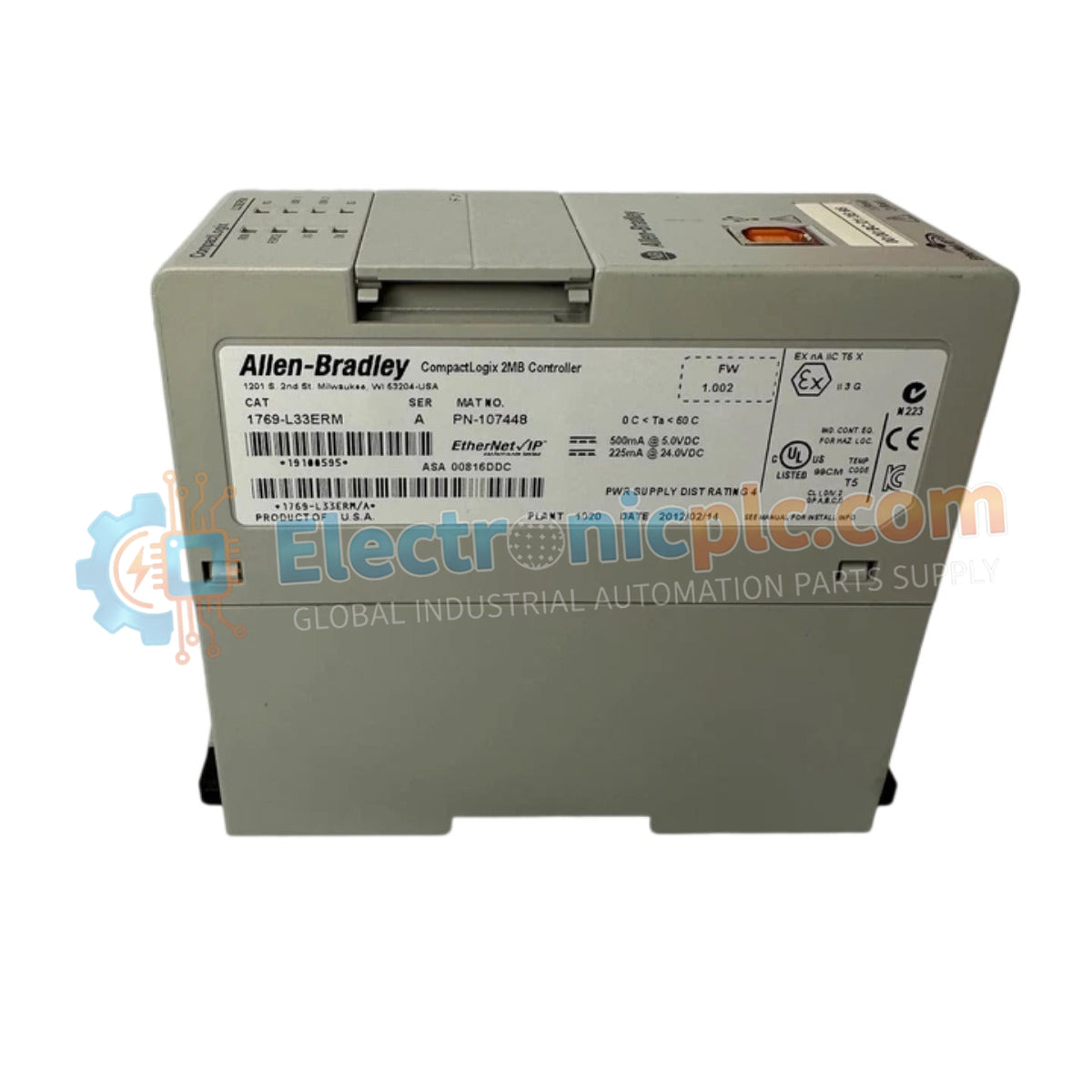 CompactLogix Controller Allen Bradley 1769-L33ERM
