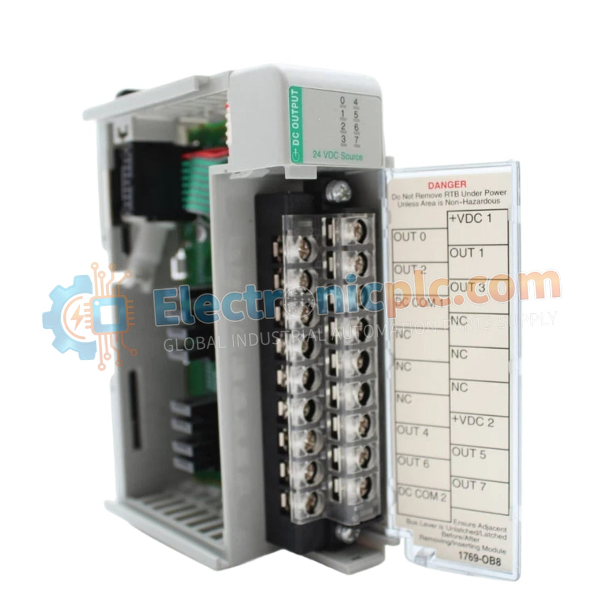 DC Sourcing Output Module Allen Bradley 1769-OB8 CompactLogix 8-Point