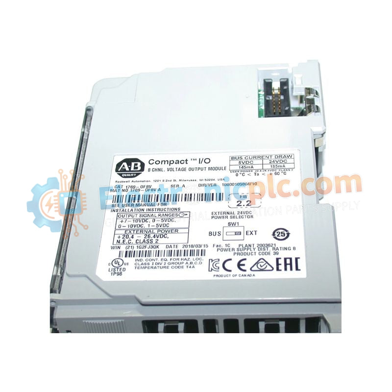 Módulo de salida de voltaje analógico Allen-Bradley 1769-OF8V