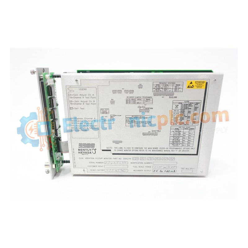 Monitor de vibración dual Bently Nevada 3300/16-13-01-01-00-00-00