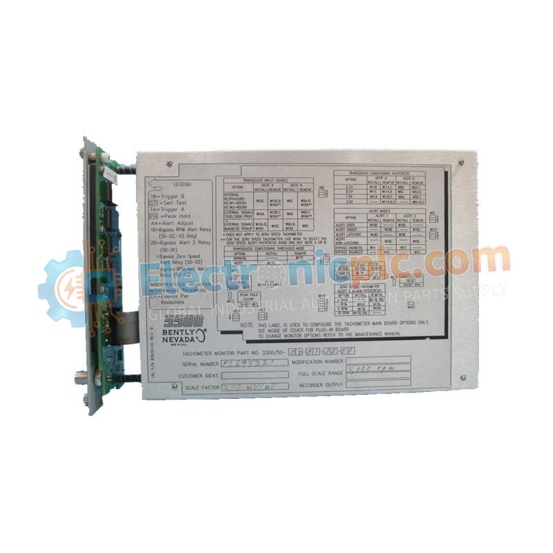 3300/50-02-01-00-00 Bently Nevada Tachometer Speed Module