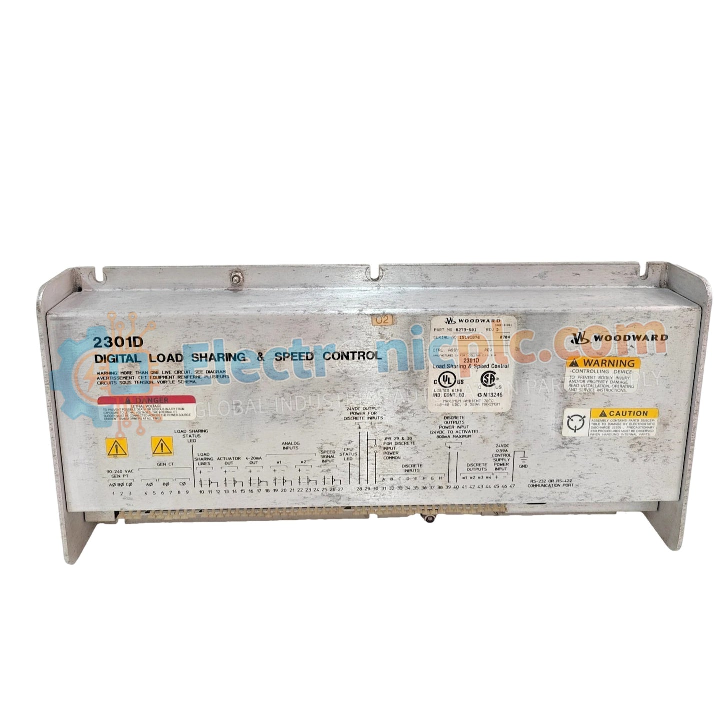 8273-501 2301D Digital Control WOODWARD