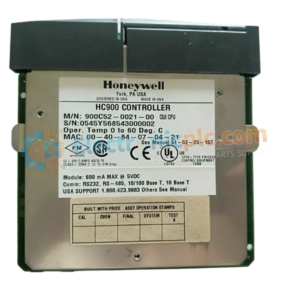 Módulo de CPU Honeywell 900C52-0021