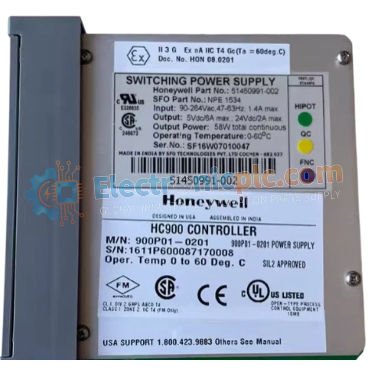وحدة تزويد الطاقة 900P01-0201 هانيويل
