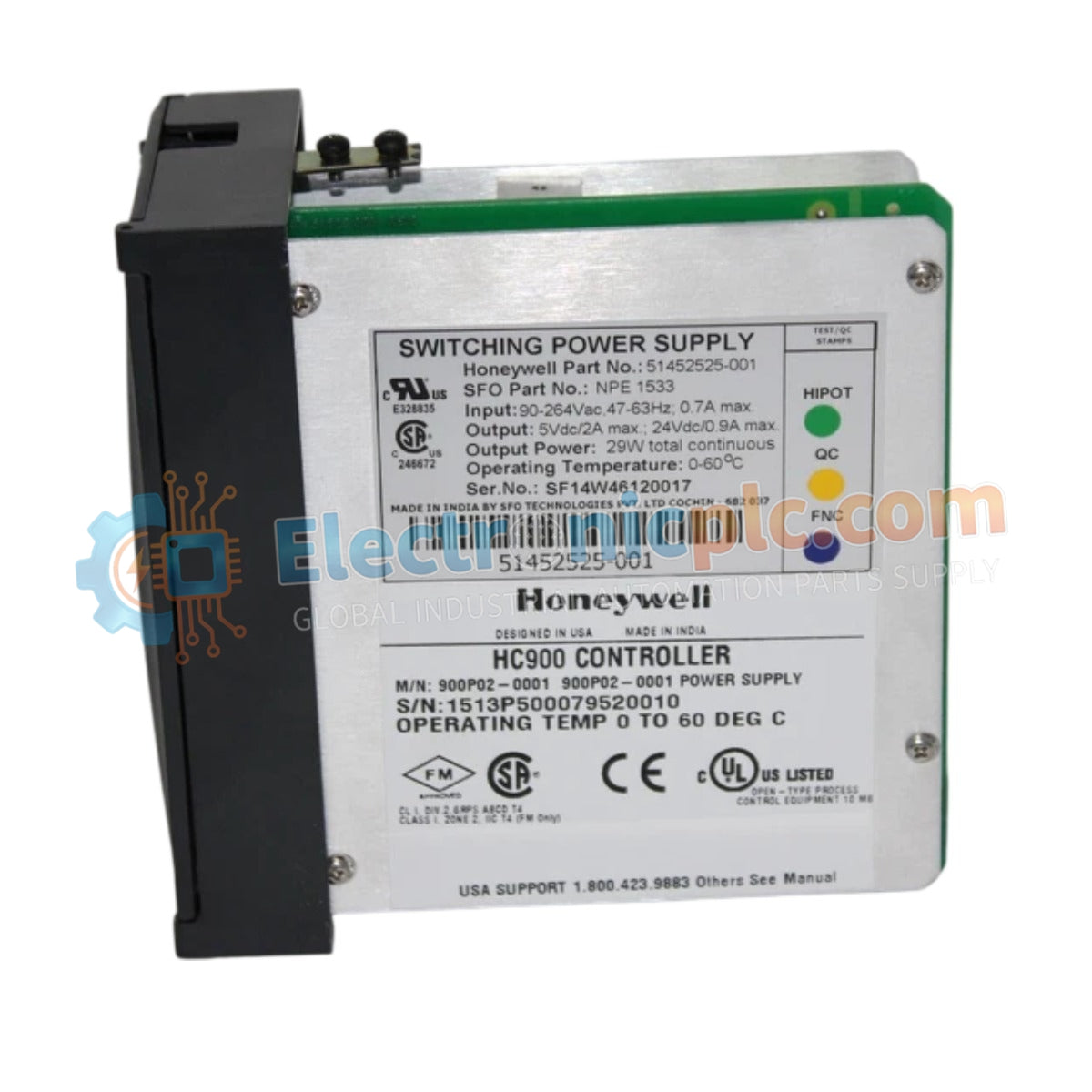 وحدة تزويد الطاقة AC هانيويل 900P02-0001 ControlEdge HC900