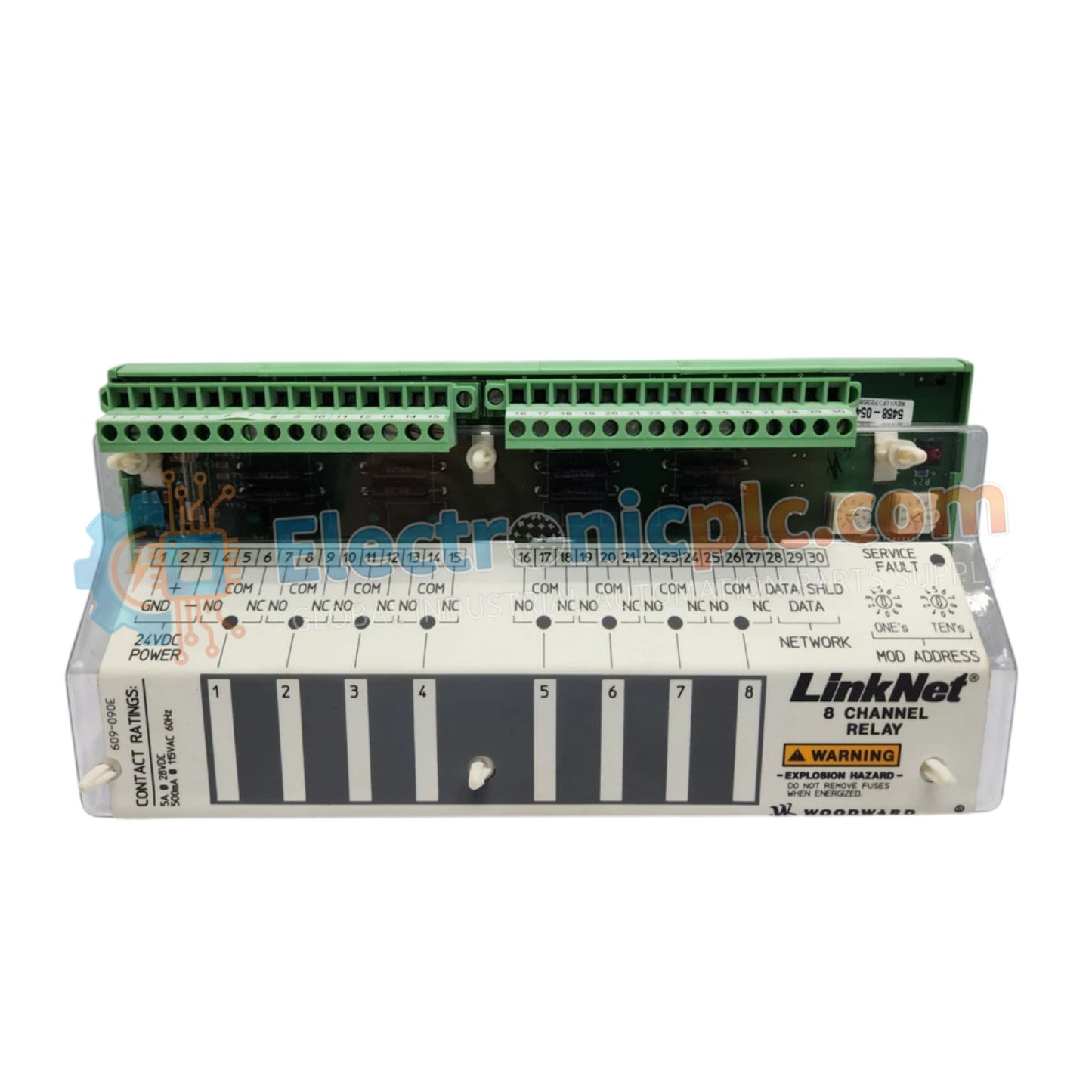 Woodward 9905-973 Linknet 8 Channel Relay Module