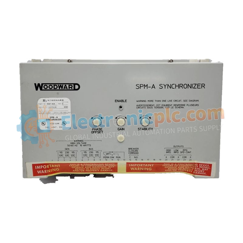 9907-028 Sincronizador de velocidad y fase Woodward SPM-A