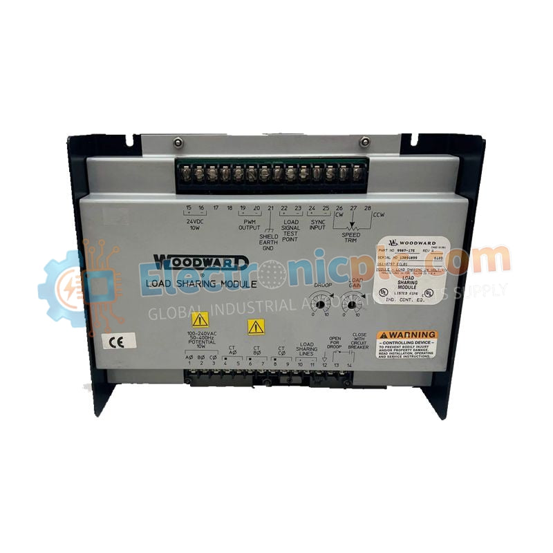 Módulo de control de velocidad con reparto de carga Woodward 9907-175