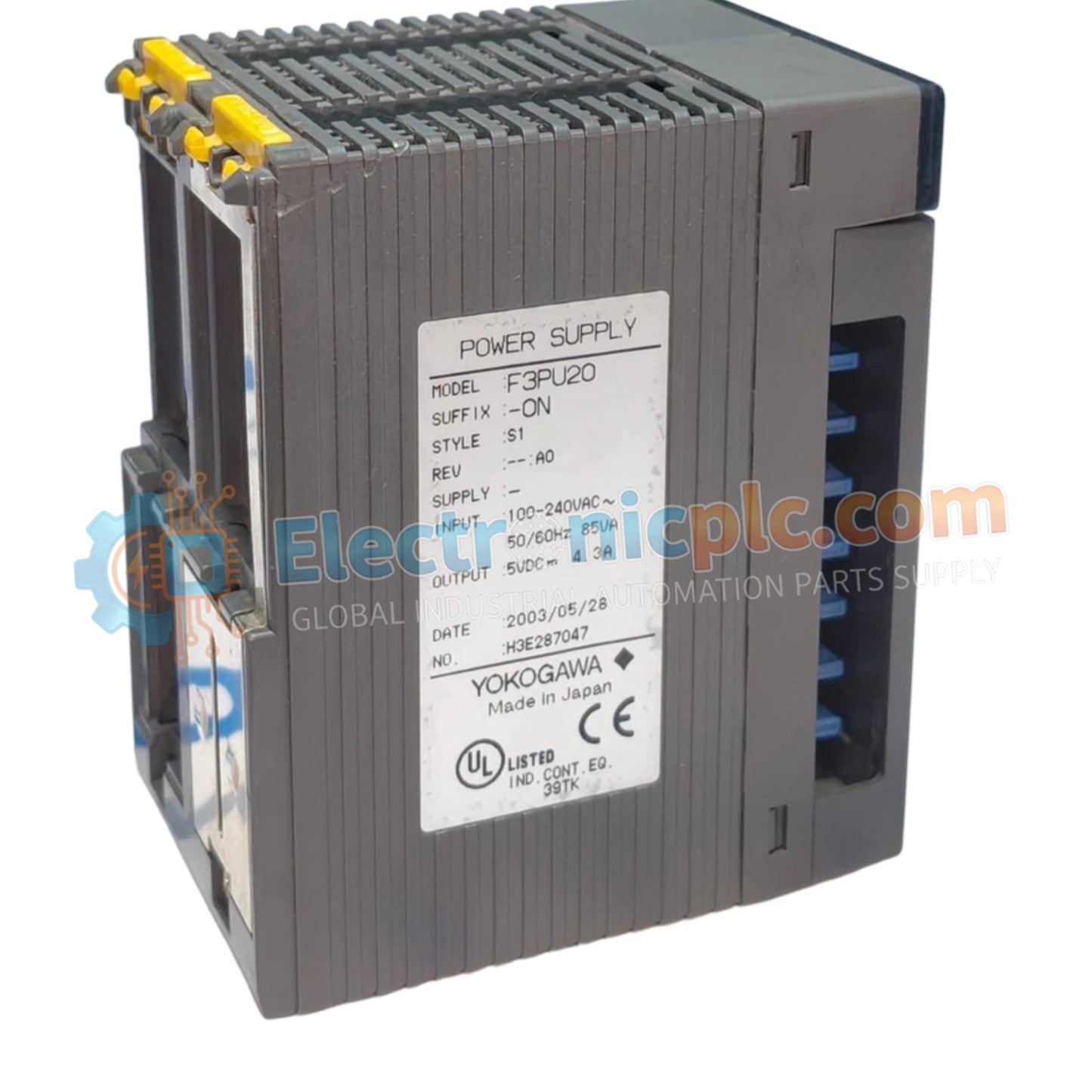Módulo de alimentación Yokogawa F3PU20-ON