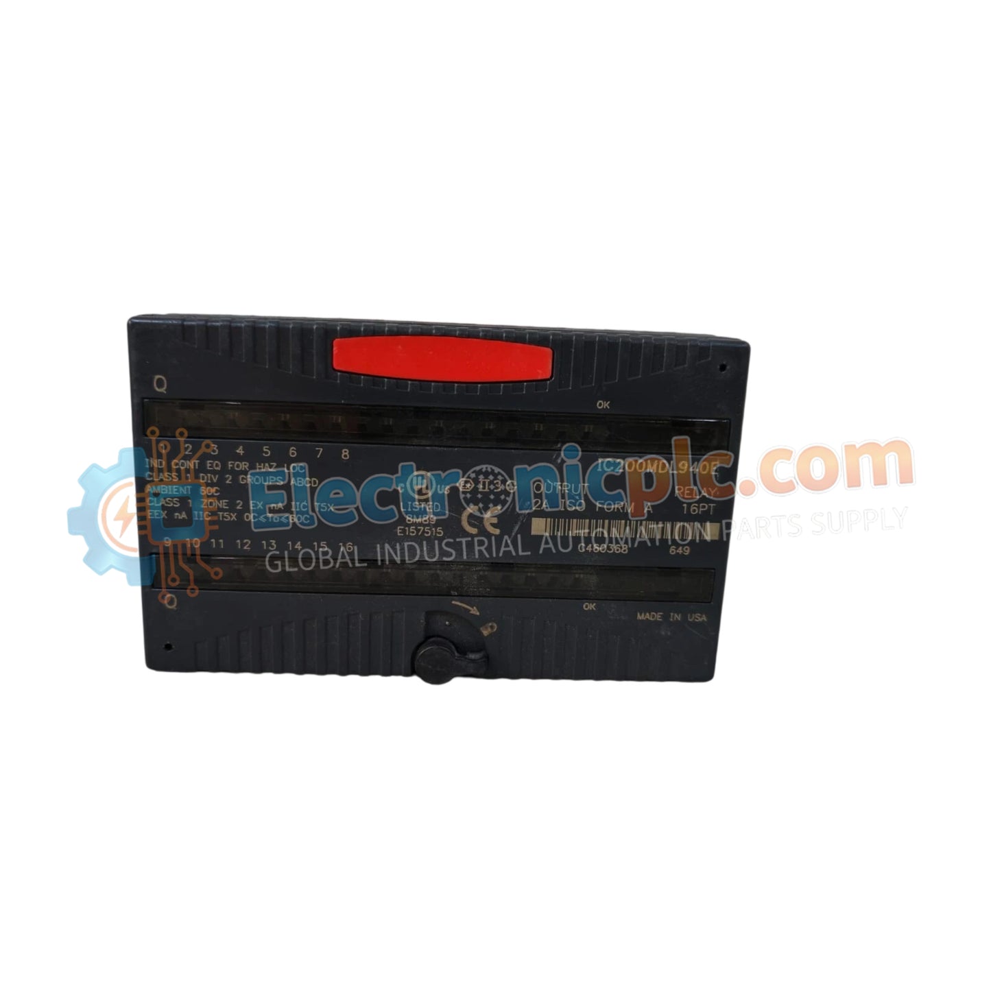 GE Fanuc Emerson IC200MDL940 Relay Output Module