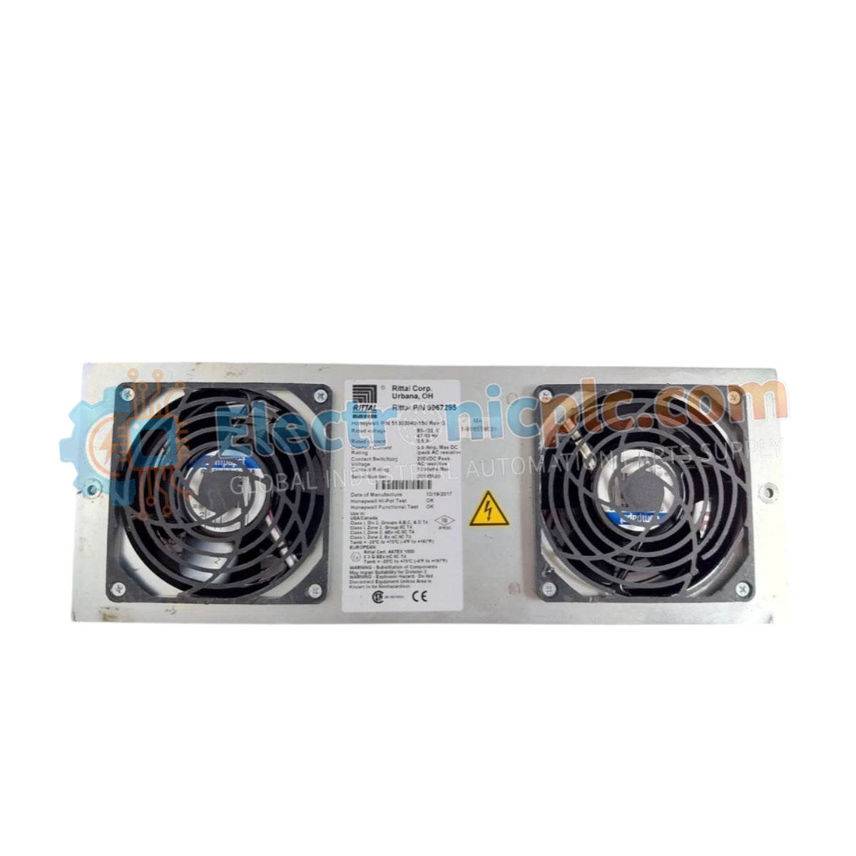 Honeywell MU-FAN611 51303940-150 Cabinet Fan Assembly with Alarm