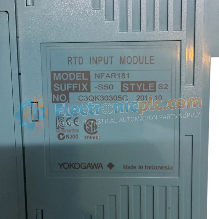 وحدة إدخال Yokogawa NFAR181-S50/R8S10 RTD/TC