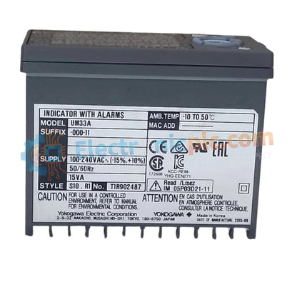 Indicador digital UM33A-000-11 Yokogawa | Stock nuevo y original