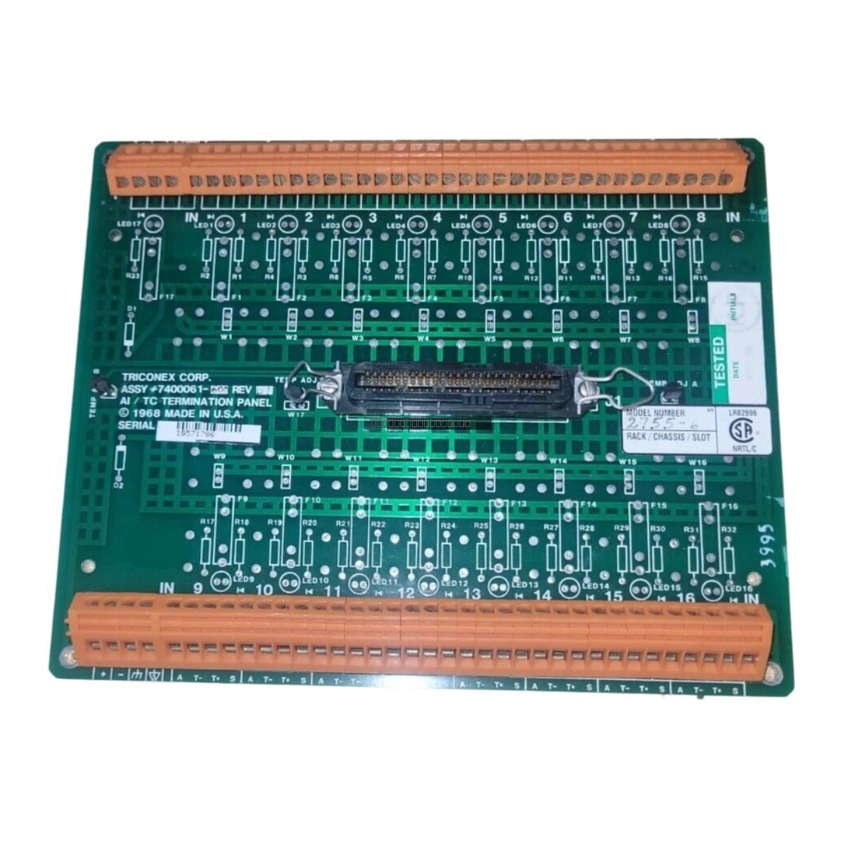 Triconex 2755 7400061-600